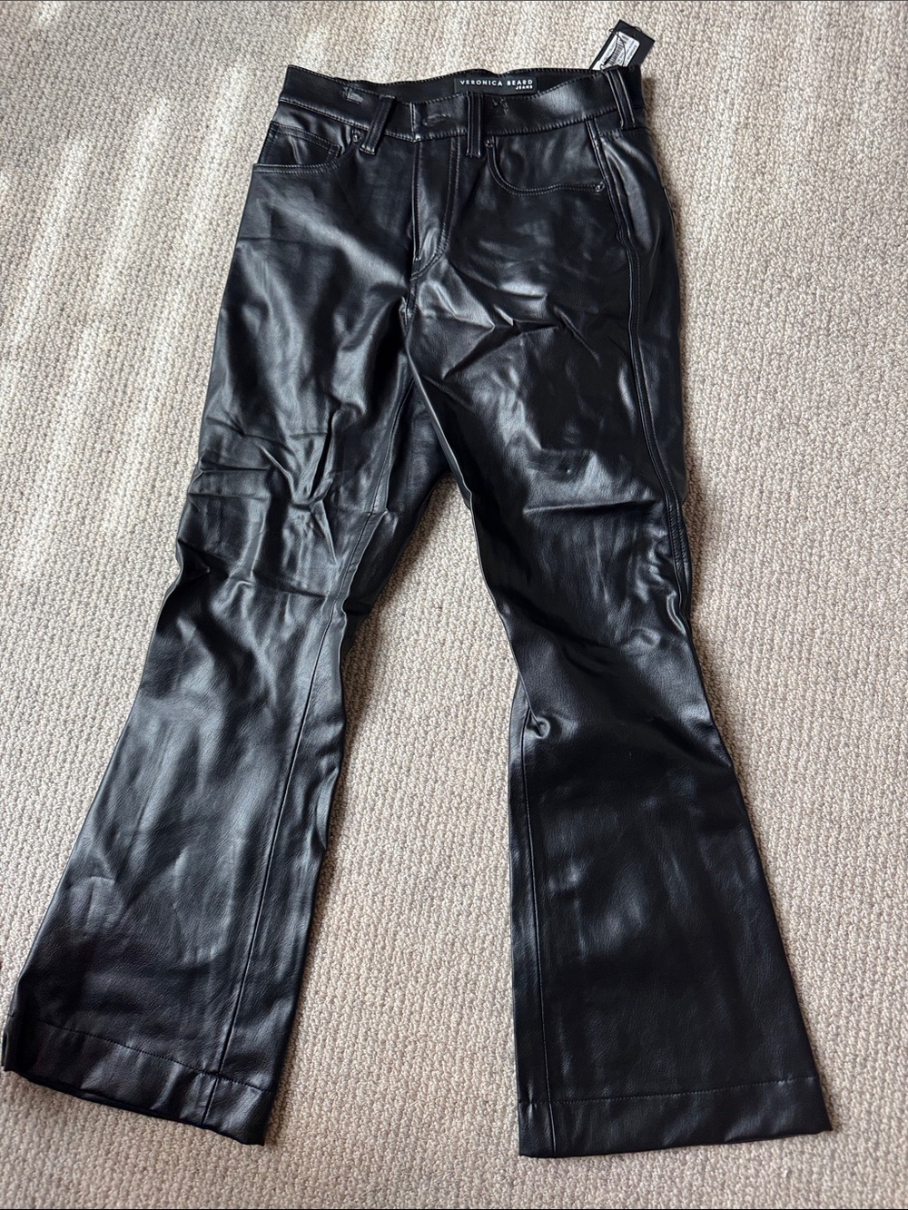 Veronica Beard Pleather Flare